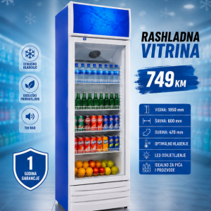 Rashladna vitrina za piće i kolače BC 700